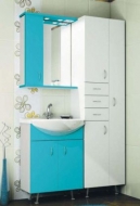 Мебель для ванной ORIO  Сити 60,  комплект (голубой)